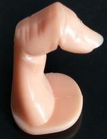 Dedo de pr￡ctica art￭stica de u￱as de 10 piezas enteras para el entrenamiento de dedos de pr￡ctica falsa de entrenamiento de manicura