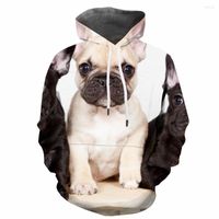 Sweat à capuche pour hommes Somepet Animal Hoodie Men Imprimé chien Lovely 3D Imprimé Unisexe Hip Hop Occasionnel Pocket Homme