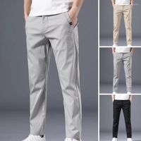 Herrenhosen trendige Männer Solid Color passen alle passen zum reinen koreanischen Stil im Sommer