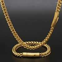 Chains Hip Hop 18k Gold 6mm Chain For Men Necklace Stainless...