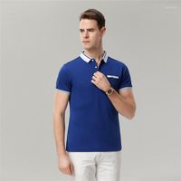 Erkek Polos Yetişkin Erkekler ve Erkekler Yaz Kısa Kollu Gömlek Gider Tişört T-Shirt Cepleri İş Takımı Üniformaları Özel Toptan Üstler