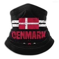 الأوشحة الدنمارك الدنماركية العلم ثلاثي الأبعاد باندانا الوجه عن الرقبة دافئا ناعم الصوف قناع الرياضة وشاح كوبنهاغن