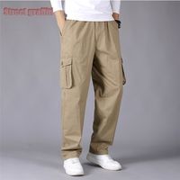 Pantalones de hombre pantalones de carga para hombres de la marca s ropa deportiva pantalones de estilo militar 220906