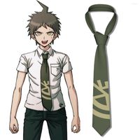 Papillo seta 8cm anime Super Danganronpa Hinata Hajime Neck Dangan Ronpa Cosplay Slim Neutie Personality Cravate Party Suit