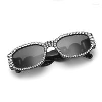 선글라스 트렌드 패션 다이아몬드 여성 성격 작은 상자 광장 젤리 남자 거리 S 드라이브 UV400
