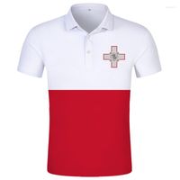 Men' s Polos Malta Shirt Diy Free Custom Made Name Mlt N...