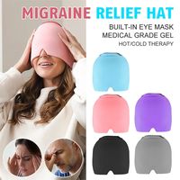 Baş Masaj Jel Soğuk Terapi Ache Migren Rölyef Kapağı Buz Yardımcı Ağrı Sarma Paket Şapka Göz Maskesi 220906
