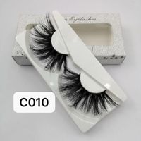 Pestañas postizas 100% Mink Crisscross Natural Pequeñas Longitud de pestañas de 30 mm Extensión 3D Eyelash Beauty