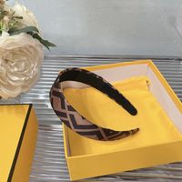 Designer Headband Accessories Quality Silk Hair Hoops F- Lett...