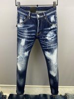 Мужские джинсы S0869 Модная мужская мужская роскошная роскошная европейская дизайнерская одежда в стиле дизайна