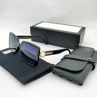 نظارة شمسية مصممة فاخرة النظارات الشمسية الكلاسيكية للنساء العلامة التجارية للسيدات العلامة التجارية المعدنية