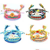 Otras pulseras Bohemian Sunflower Bracelets hechas a mano Mtilayer Amistad Bracelet para mujeres Joyas de playa U3fz Deli Dhcei