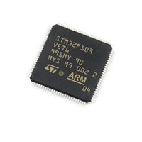 Nuevos circuitos integrados originales MCU STM32F103VET6 STM32F103 IC Chip LQFP-100 72MHz 512kb Microcontroller