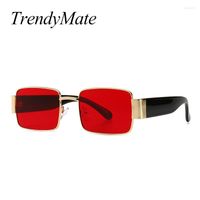 Occhiali da sole Fashion Square 2022 uomini oversize guidando occhiali da sole freschi maschi retr￲ vintage gafas oversize sfumature femminile 5399