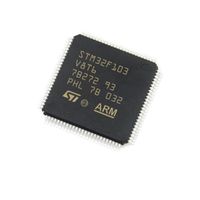 Nuevos circuitos integrados originales MCU STM32F103V8T6 STM32F103 IC Chip LQFP-100 72MHz 128KB Microcontroller