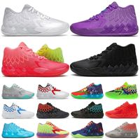 Lamelo Ball Shoe MB 01 Rick And Morty Designer Casual Mens Womens Buzz City Queen City Rock Ridge Red Black Blast Not From Here Fashion Sports Sneakers Trainers Outdoor