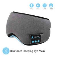 다기능 Bluetooth 5.0 무선 3D 눈 수면 마스크 이어폰 음악 여행 통화 마이크 통기성 J220714