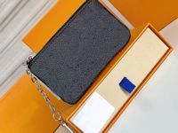Tasarımcılar Luxurys Cüzdanlar Anahtar Koruma Pochette Cles Kadın Mens Anahtar Yüzük Kredi Kartı Tutucu Para Çantaları Mini Cüzdan Çantası M62650
