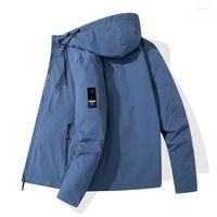 남자 재킷 캐주얼 재킷 남자 후드 가드 코트 봄과 가을 가벼운 윈드 브레이커 코트 패션 의류 2022