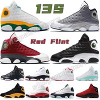 Boots Sandals عالية الجودة 13 أحذية كرة السلة Jumpman 13S Mens Bred Gym Red Flint Gray Starfish Black Island Green Womens Sneakers Class of