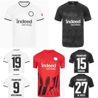 22-23 FC Eintracht Frankfurt Trapp Soccer Jerseys Tuta Gotze Knauff Lenz Jakic Lindstrom Borre Kamada Kolo Muani Ndicka Sow Kits de chemise de football Numéro de nom personnalisé