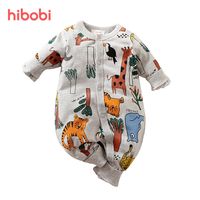 Rompers Hibobi 018M born Baby Boy Girl Romper Animal Pattern...