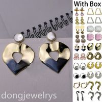 Designer splendido orecchini a cerchio gioielli di lusso donne orecchini a forma di cuore Dongjewelrys Orero d'argento in argento in una nuova combinazione di colori alla moda