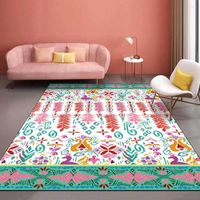 Dywany moda geometryczna kwiat nadruk dywan duszpasterowy w stylu etnicznym salon sofa sofa stół bez poślizgu mata podłogowa sypialnia sypialnia strefa dywanika