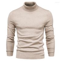 Vestes pour hommes pull d'hiver masculin automne et pull décontracté vestimentaires de couleur unie en tricot chompas para hombre