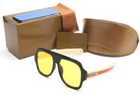 Sunglasses Fashion 0255S Black & Ivory Classic Oversized Sun...