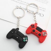 Anahtarlık Mini Oyun Makinesi Anahtarlık Keying Sevimli Gamepad Erkek Arkadaş Joystick Anahtar Zinciri PS4 Konsol Torba Araba Asma Yüzük