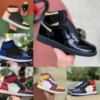 Jumpman 1 1S High Sports Basketball Shoes Menino Mulheres palco Haze Stealth Prototype Candy Turbo Green UNCO BSIDIAN Hack Hack