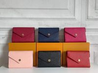 Luxurys Designer Brieftaschen Geldbeutel Hochwertiger Mode Kurzer Victorine Brieftasche geprägt Monogramm