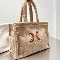 Джинсовая сумка для покупок сумки женские сумочки торт шерсть с большими возможностями мягкие кожаные буквы внутренняя молния хлопковая ткань леди зимняя сумочка