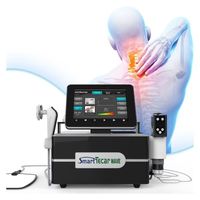 Gadgets de saúde Smart Tecar Wave Capativo e Transferência de Energia / EMS combinam ondas de choque 3 em 1 máquina de fisioterapia