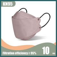 Adult Morandi color KN95 mask disposable dust- proof protecti...