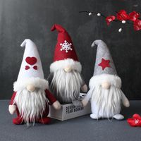 Noel dekorasyonları cnomes meçhul yaşlı adam peluş santa bebek gonk cüce ağacı dekorasyon süsleri navidad natal yıl 2022