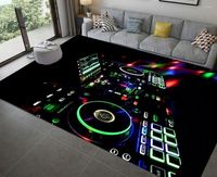 السجاد DJ نمط الموسيقى الحصير المطبخ المطبخ المطبخ عداء البساط غرفة نوم غرفة المعيش