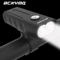 Luce biciclette ad alta capacità 1000 lume Bike Light in integrazione Accessori ricaricabili USB USB Flashlight di ciclo anteriore in metallo257R257R