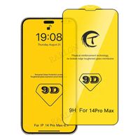 Mejor Qualtiy 9D Cobertura completa Película Protector Glass Tempered Glass 9H Dureza HD Clear For iPhone 14 Pro Max 13 13Pro 12 Mini 11 XS XR X 8 7 Plus 6s Price de fábrica