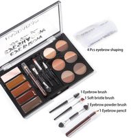 Pro Makeup Endbrow Kit Kit Brows Cream с карандашной кистью карта.