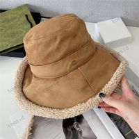 Unisex Wool Wide Brim Hats Womens Designer Bucket Hat For Me...