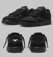 Designer Sneaker Travis Scotts Casual Shoes 1S 1 OG Black Phantom Reverse Mocha Fragment White Zielony Czerwony Niebieski Litera Low Top Treakers Rozmiar 36-46