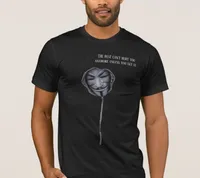 Herren T-Shirts Vendetta Kapuze-Mann emotionales Männer T-Shirt