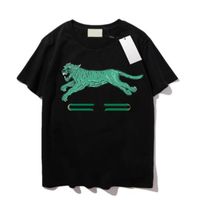 21SS Дизайнерская футболка буква печатная футболка для летних мужских и женских хлопковых футболок хип-хоп Хай-стрит