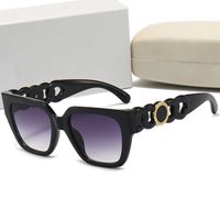 Роскошные солнцезащитные очки для мужчины -женщина унисекс дизайнер Goggle Beach Sun Glasses Retro Маленький рамка роскошный дизайн UV400 Top Caffence с коробкой 8695