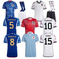 2022 Japan Soccer Jerseys Home Away Minamino Osako Nagatomo Yoshida Haraguchi Atom Japonais 22 23 Honda Football Shirt