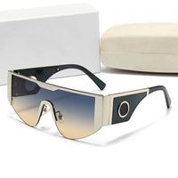 2022 Роскошные овальные солнцезащитные очки для мужчин Дизайнерские летние оттенки поляризованные очки Черные винтажные солнечные очки для женщин -солнцезащитных очков