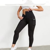 Женские брюки Женщины леггинтинг для фитнеса с высокой талией.