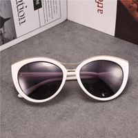 Lunettes de soleil Rockjoy Cat Eye Femmes Polarize Sun Glasses pour femelles White Shades Fashion Mesdames